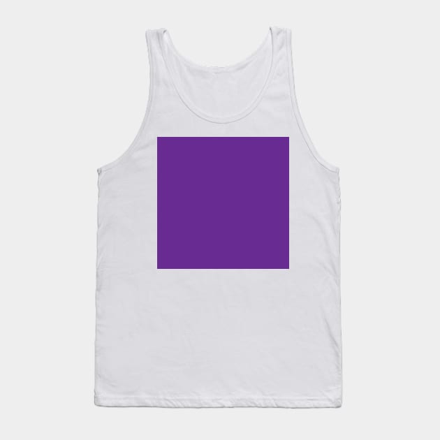 Solid Grape Light Purple  Monochrome Minimal Design Tank Top by HiddenPuppets